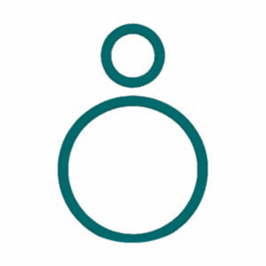 Stilistische Darstellung einer Person